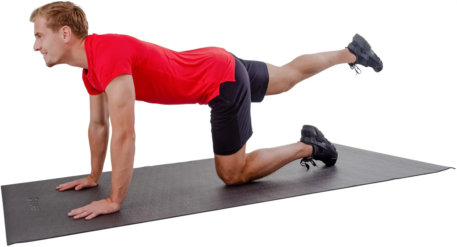 Covoras pentru yoga Pure2Improve P2I200980 (Black)