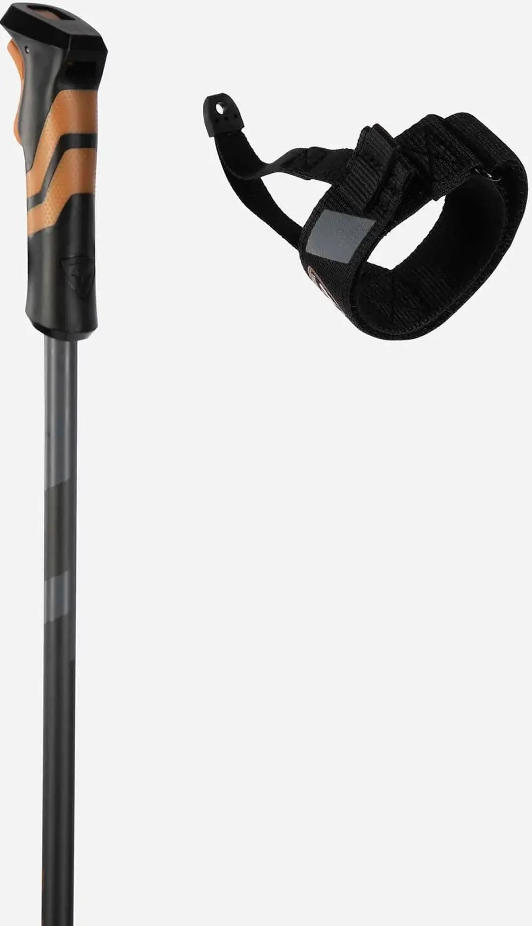 Лыжные палки Rossignol Carbon Clip 125 (Black/Cooper)