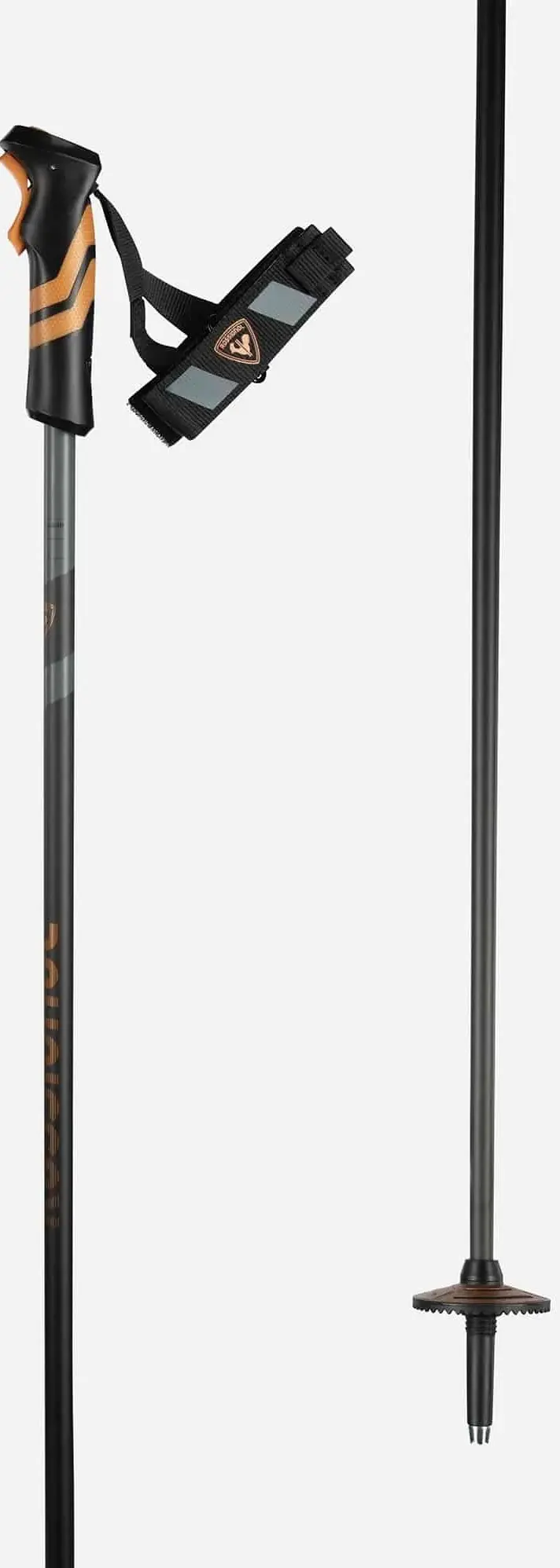 Лыжные палки Rossignol Carbon Clip 125 (Black/Cooper)