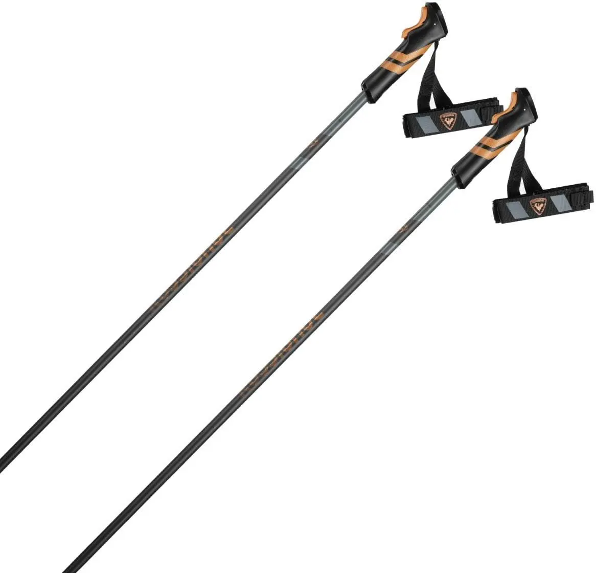 Лыжные палки Rossignol Carbon Clip 125 (Black/Cooper)