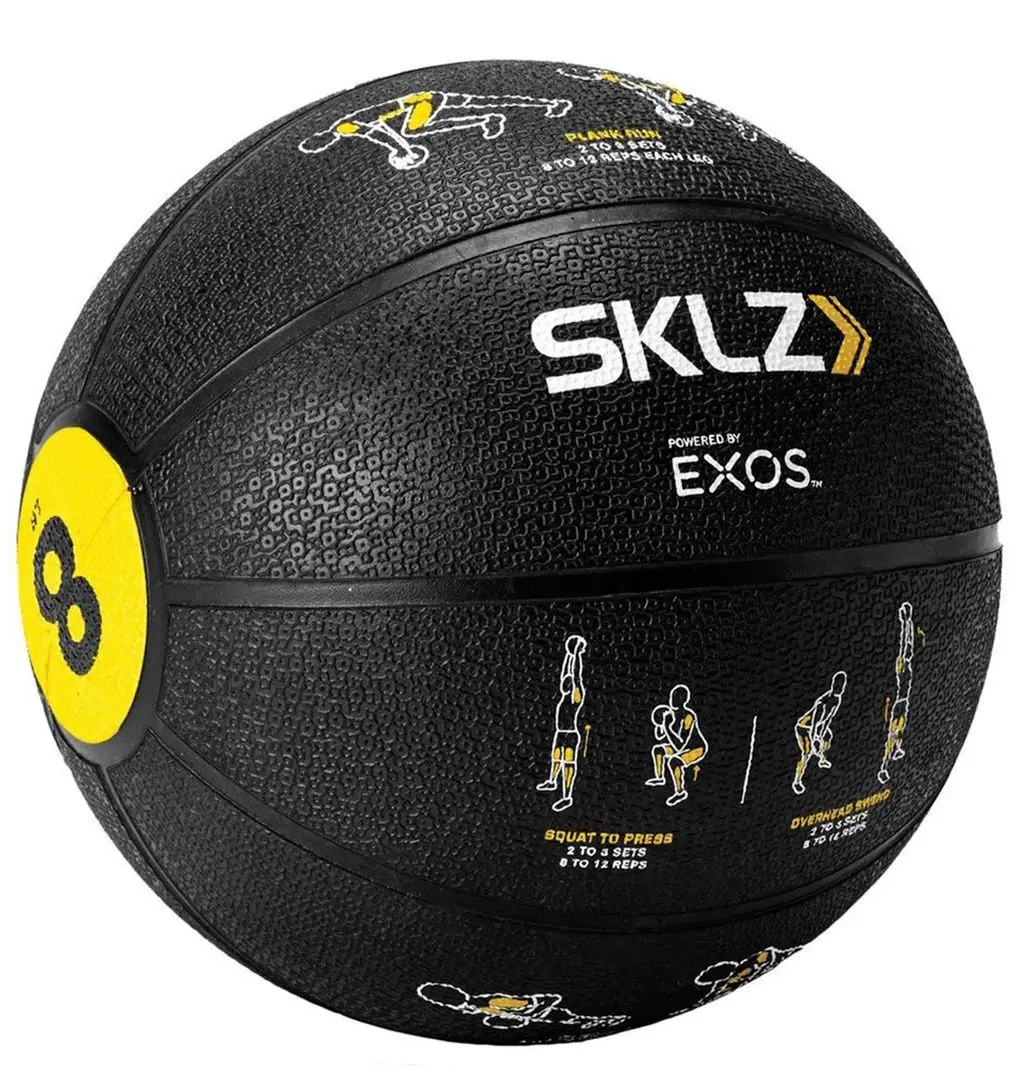 Minge medicinala SKLZ PERF-MEDB-001 8kg (Black/Yellow)