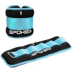 Greutati pentru maini si picioare Spokey Form IV 2x1 kg (Turquoise) Thumb