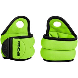 Утяжелители для рук Spokey Com Form IV 2x1 kg (Green) Thumb