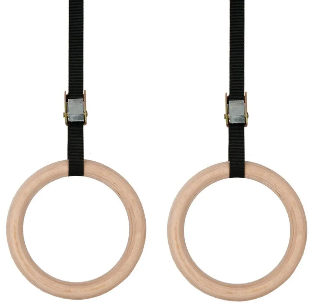 Inele gimnastica Sportmann SM1330 (Black/Brown)