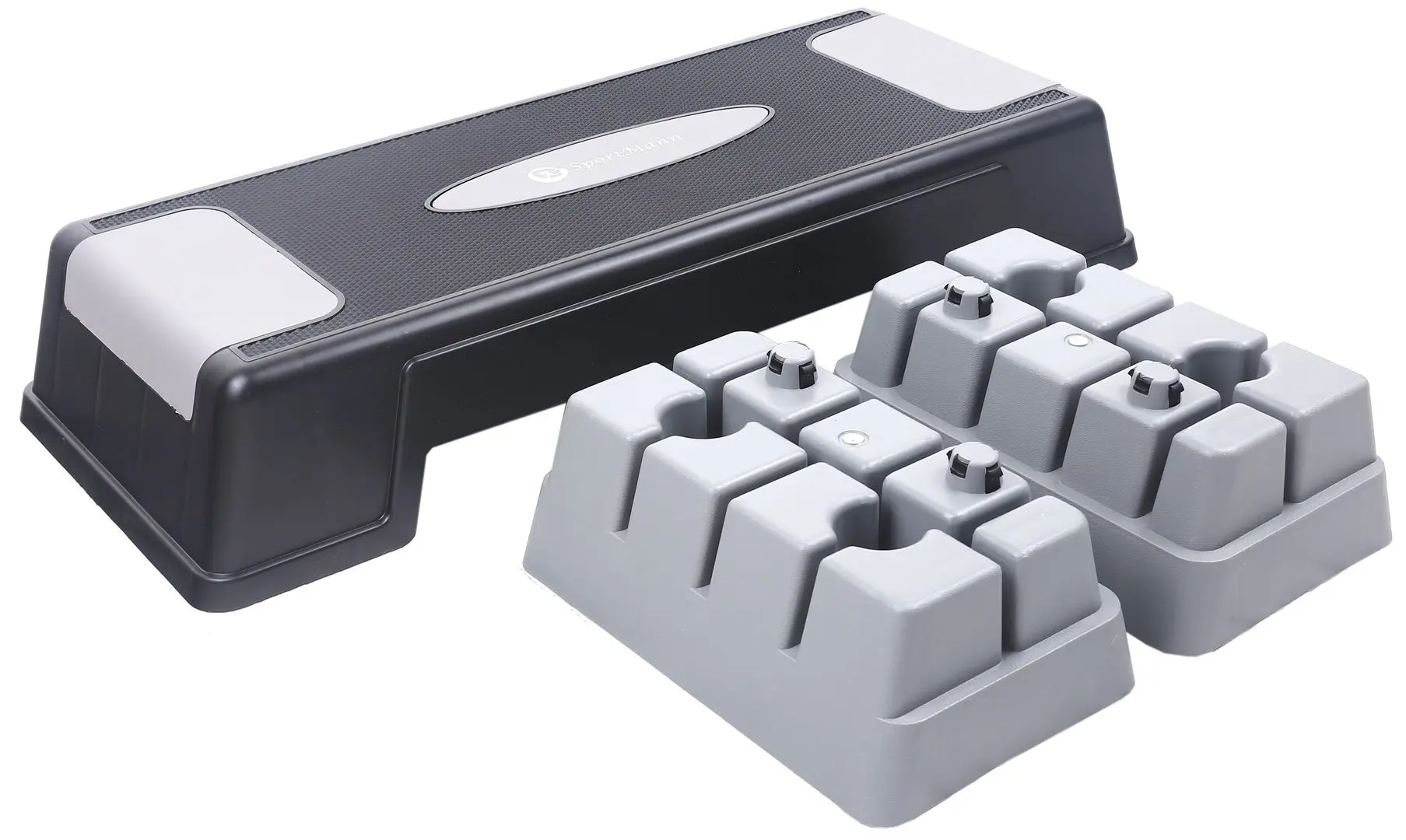 Banca de aerobic Sportmann SM1021 (Black/Grey)