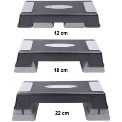 Banca de aerobic Sportmann SM1021 (Black/Grey) Thumb