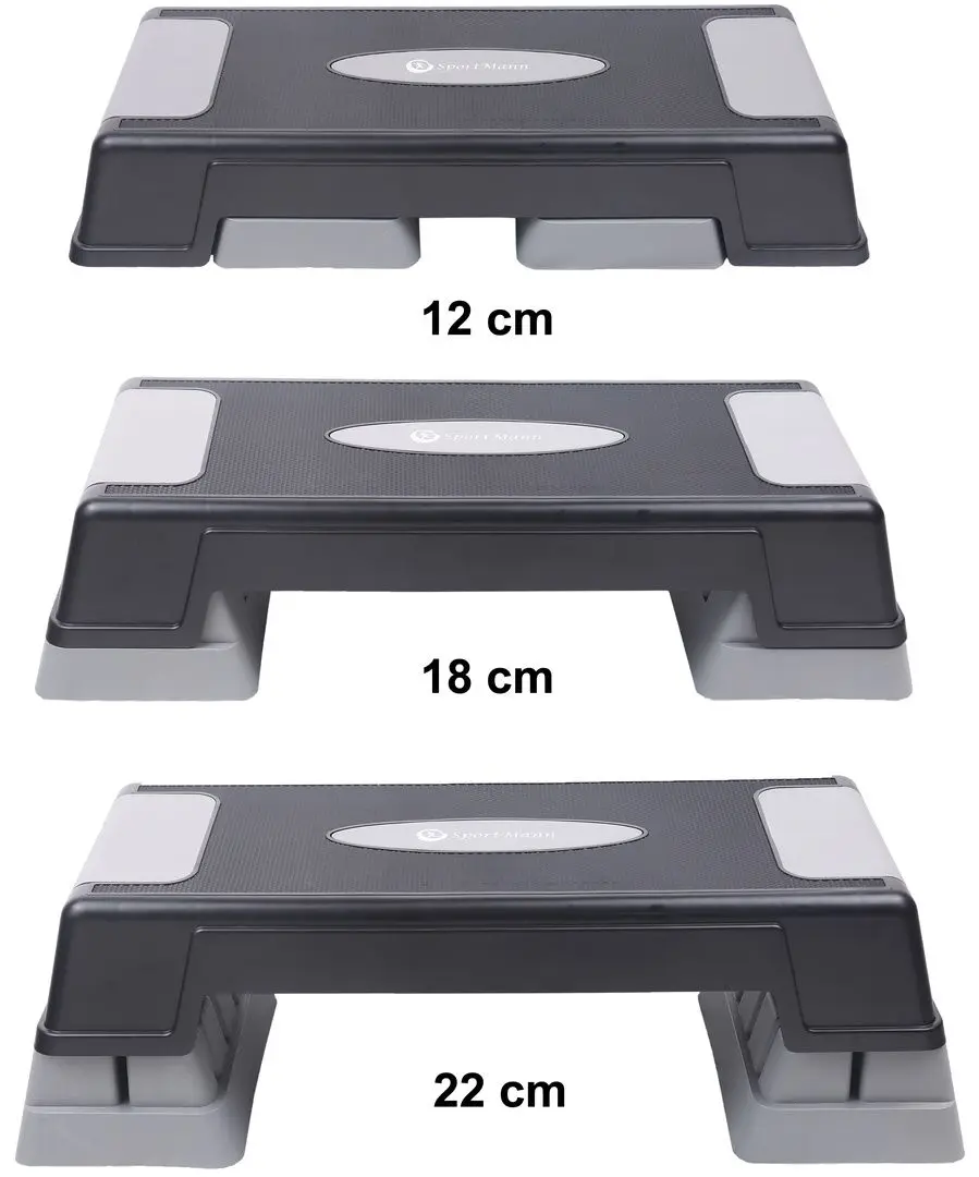 Banca de aerobic Sportmann SM1021 (Black/Grey)