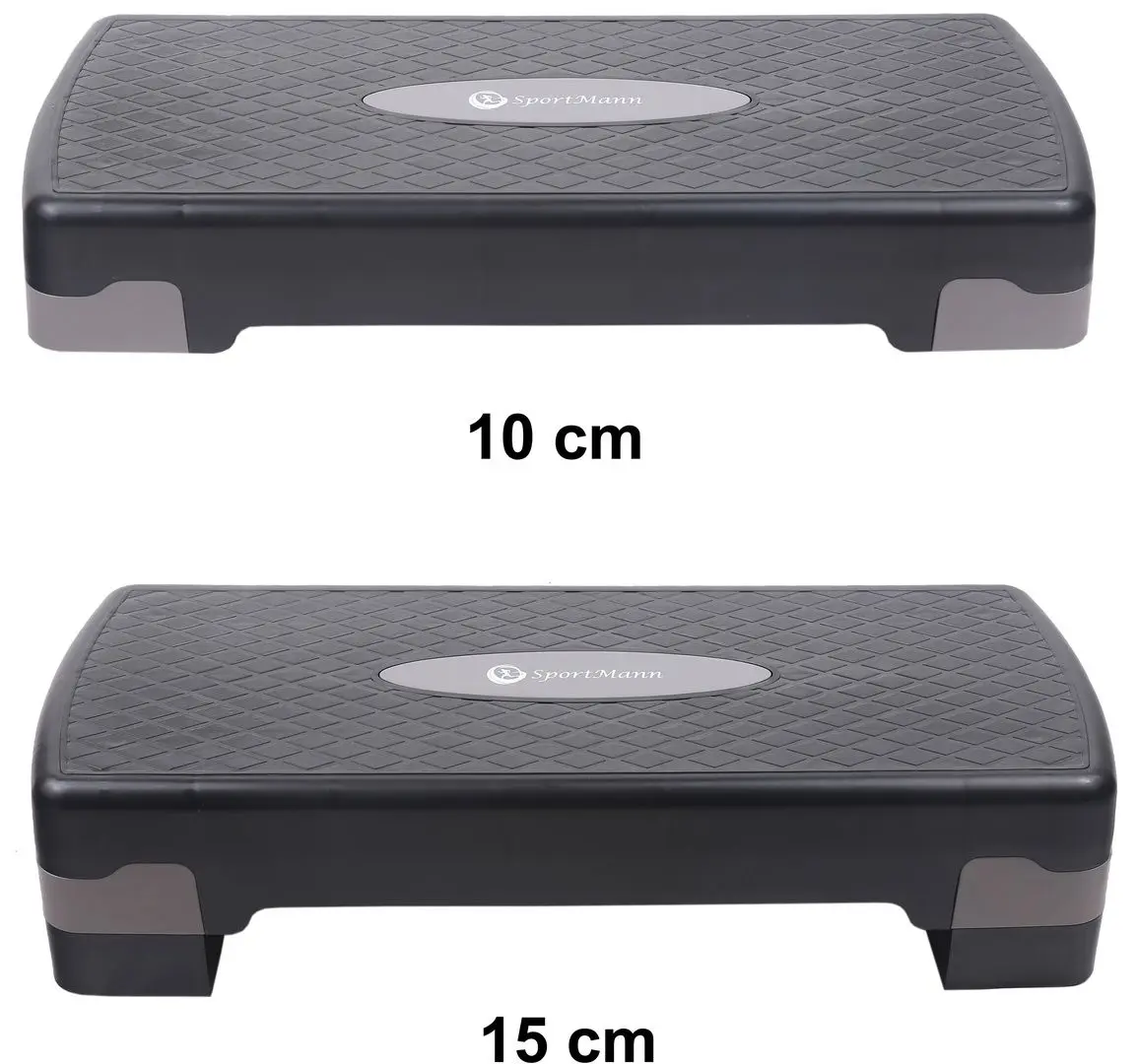 Banca de aerobic Sportmann SM1125 (Black/Grey) - 5