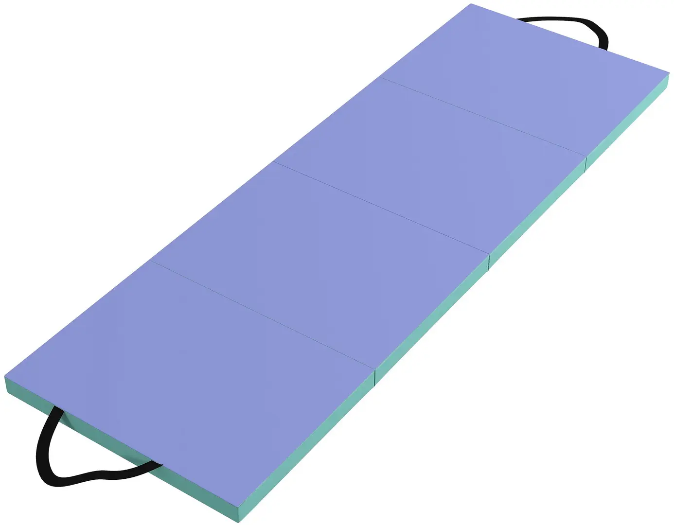 Складной гимнастический мат Sportnow A50-020V00MX (Green/Purple)