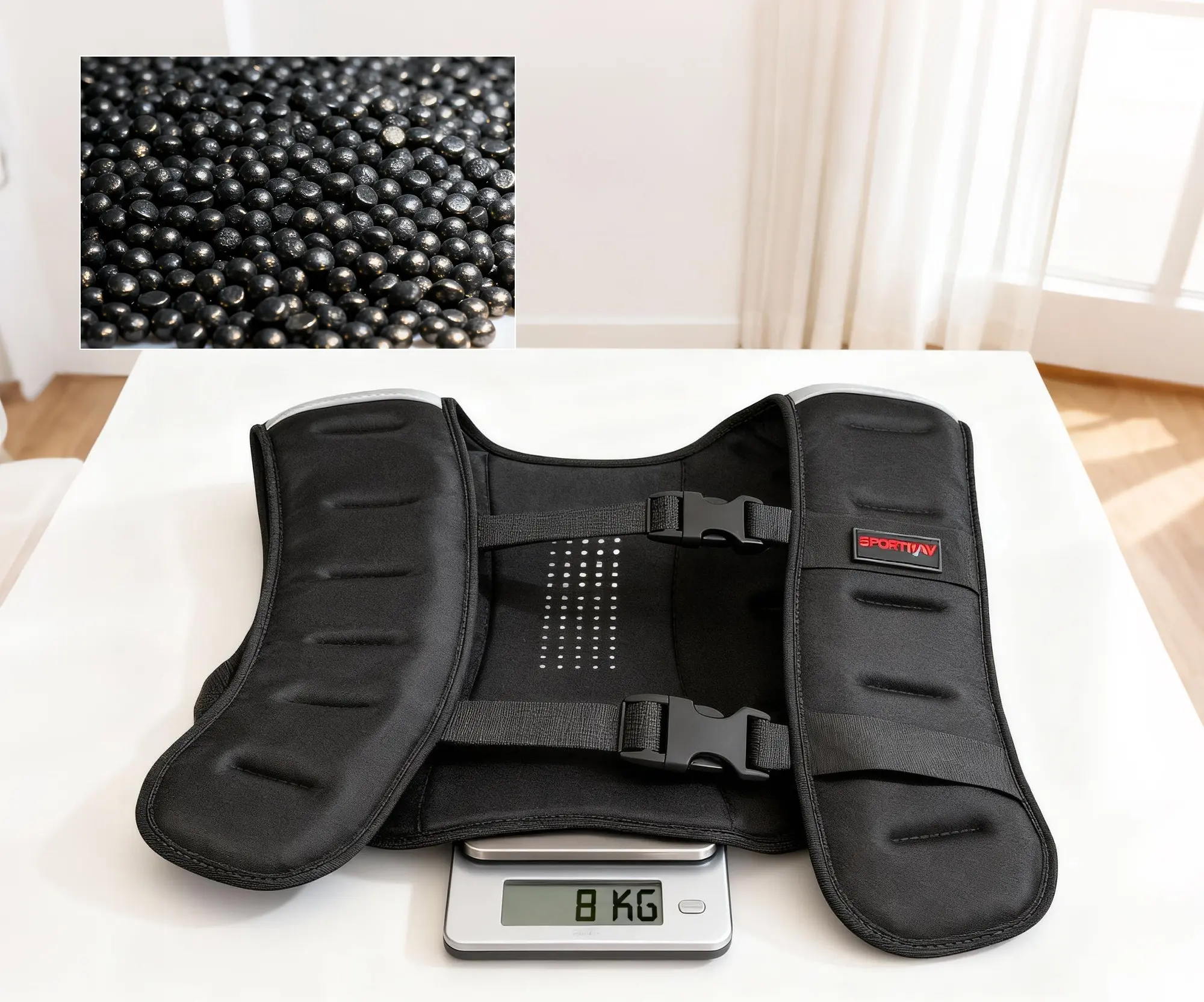 Жилет-утяжелитель SportNow A91-450V01BK (Black) - 5