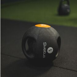 Медицинбол Sveltus 884 4 kg (Black/Orange) Thumb