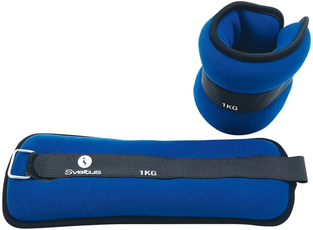 Greutati pentru maini si picioare Sveltus 0961 2x1 kg (Blue/Black)