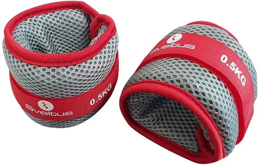 Greutati pentru maini si picioare Sveltus Aquaband 0962 2x0.5 kg (Gray/Red)