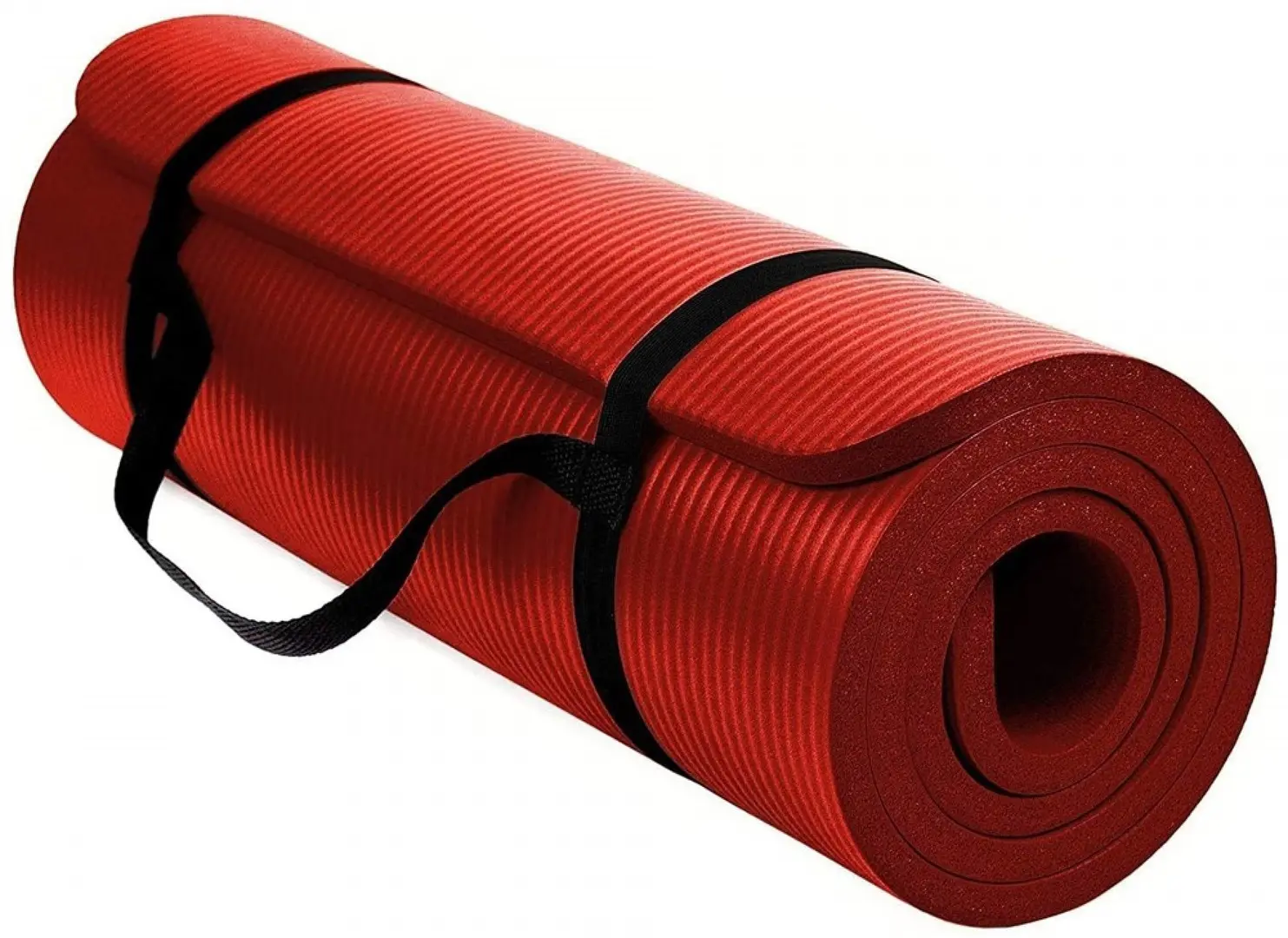 Covoras pentru yoga Techfit NBR 10mm (Red) - 2