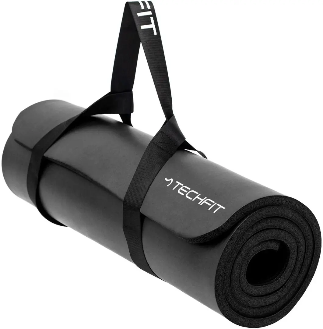 Set pentru fitness Techfit YOGAMATTBLACK15 (Black)