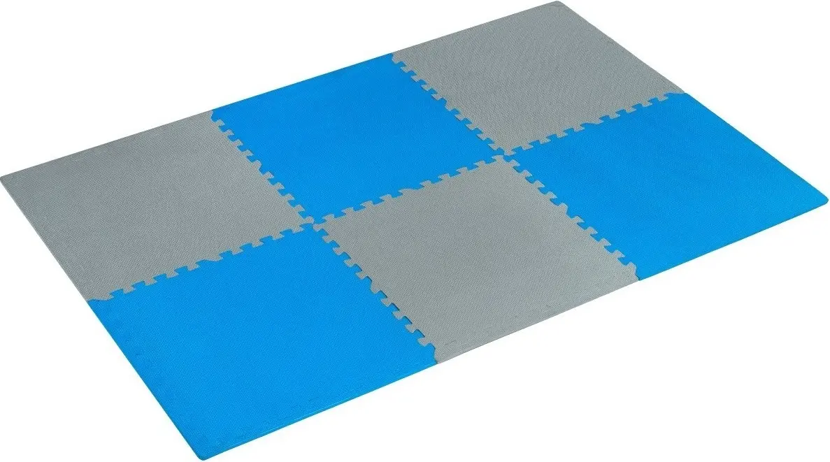 Covoras pentru yoga Thunder PZ-02 (Grey/Blue)