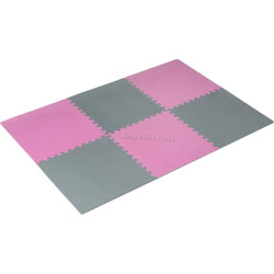 Covoras pentru yoga Thunder PZ-02 (Grey/Pink)