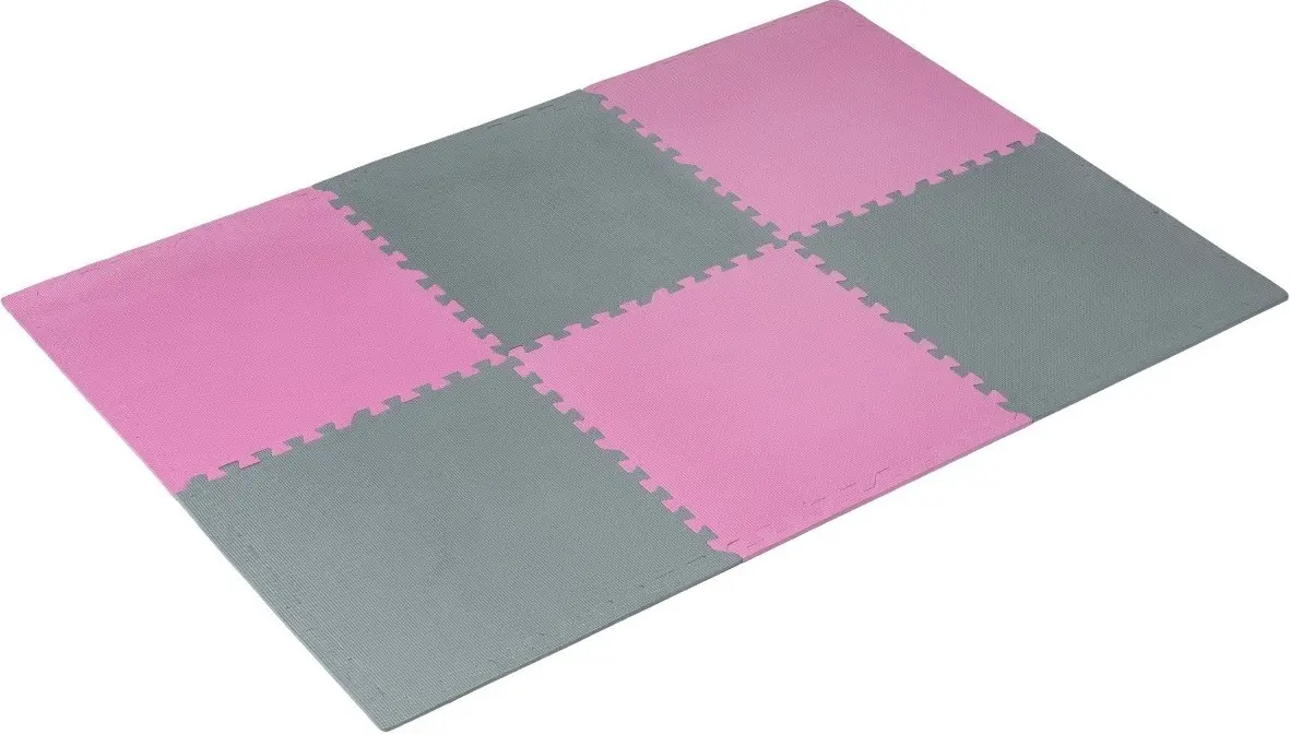 Covoras pentru yoga Thunder PZ-02 (Grey/Pink)