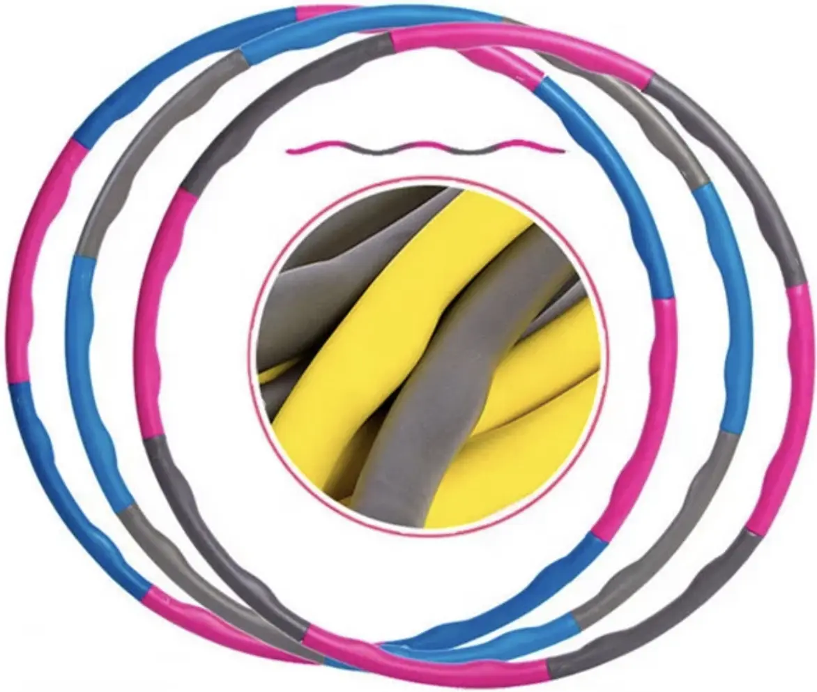 Массажный обруч Thunder Hula Hoop (Blue/Grey) - 4