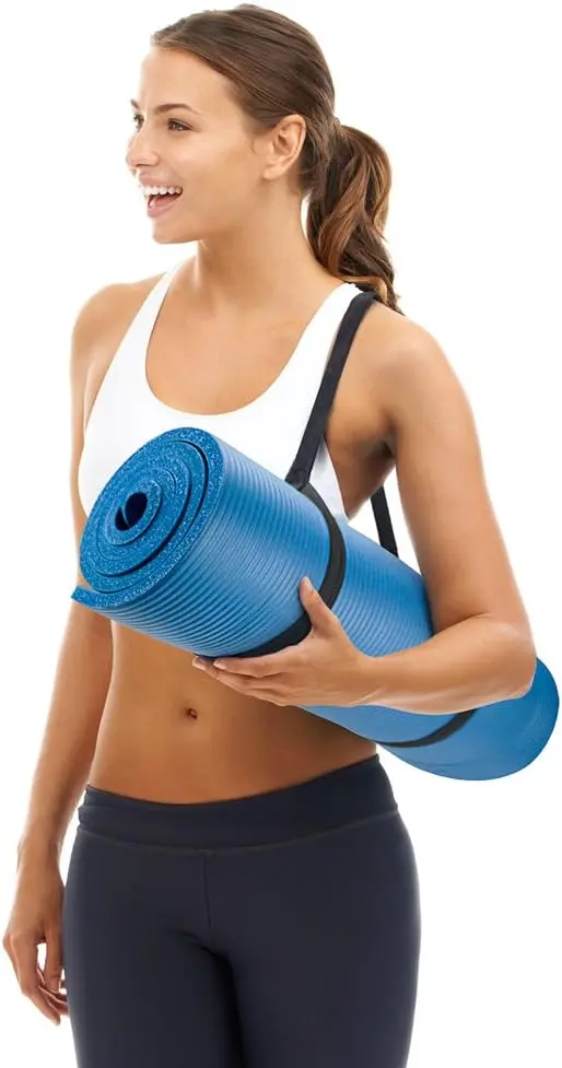 Коврик для йоги Toorx MAT-160 (Blue) - 2