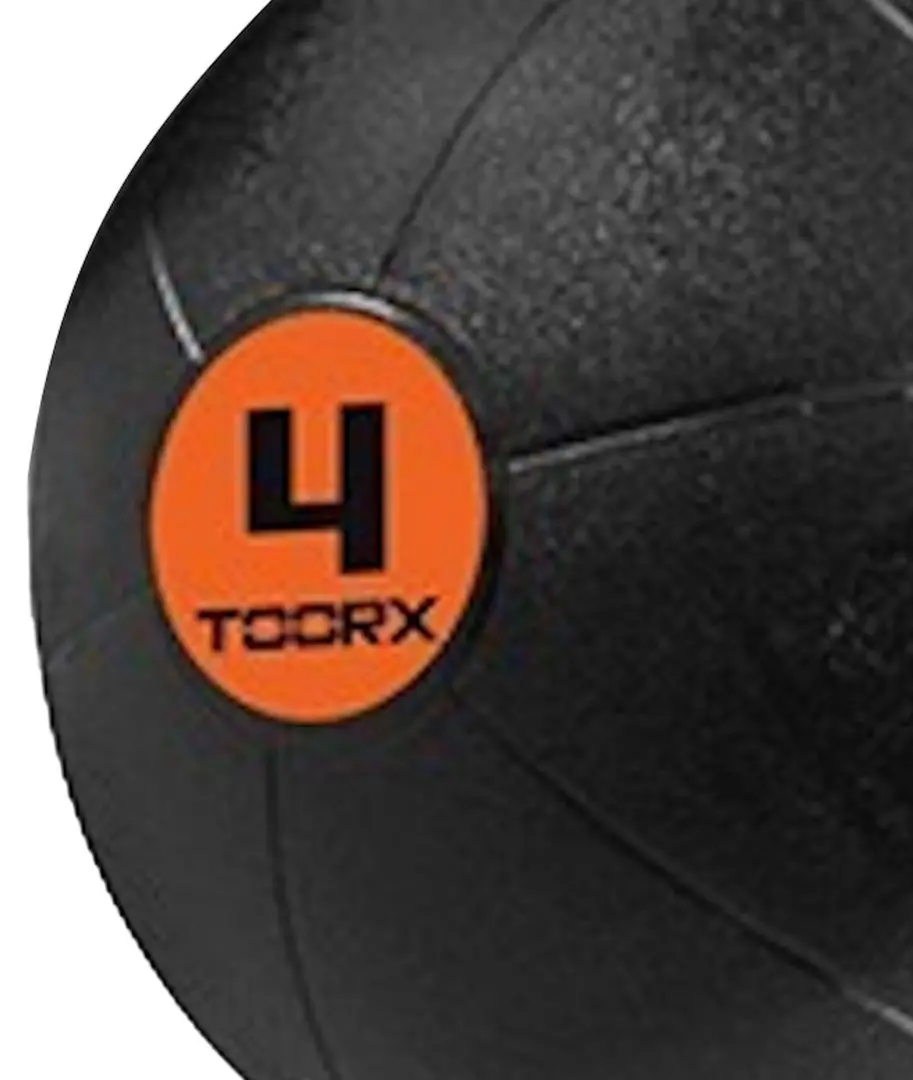 Minge medicinala cu manere Toorx AHF-177 4kg (Black/Orange)