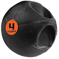 Медицинский мяч с ручками Toorx AHF-177 4kg (Black/Orange)