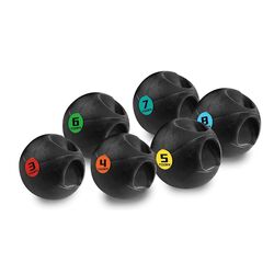 Minge medicinala cu manere Toorx AHF-178 5kg (Black/Yellow) Thumb