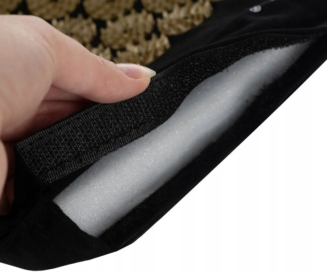 Акупунктурный коврик с подушкой Trizand 23375 (Black/Gold)