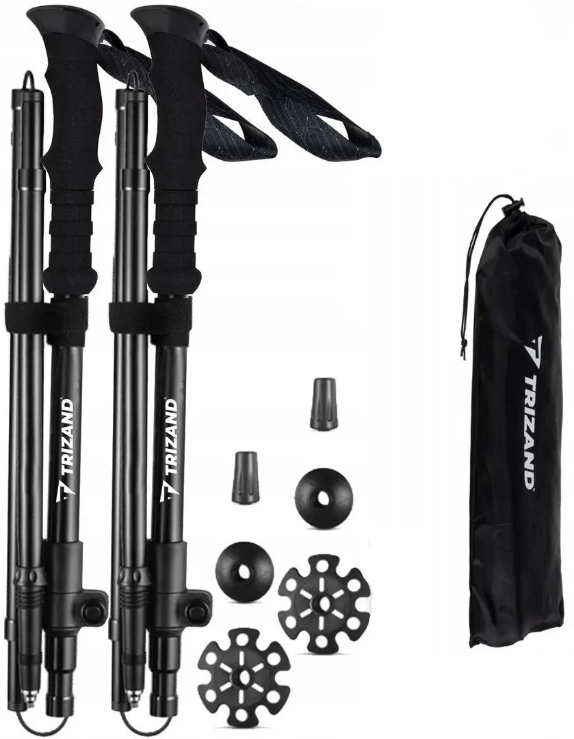 Треккинговые палки Trizand 24396 (Black) - 2