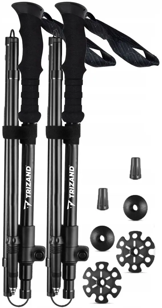 Треккинговые палки Trizand 24396 (Black) - 3