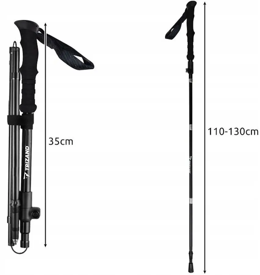 Треккинговые палки Trizand 24396 (Black) - 8