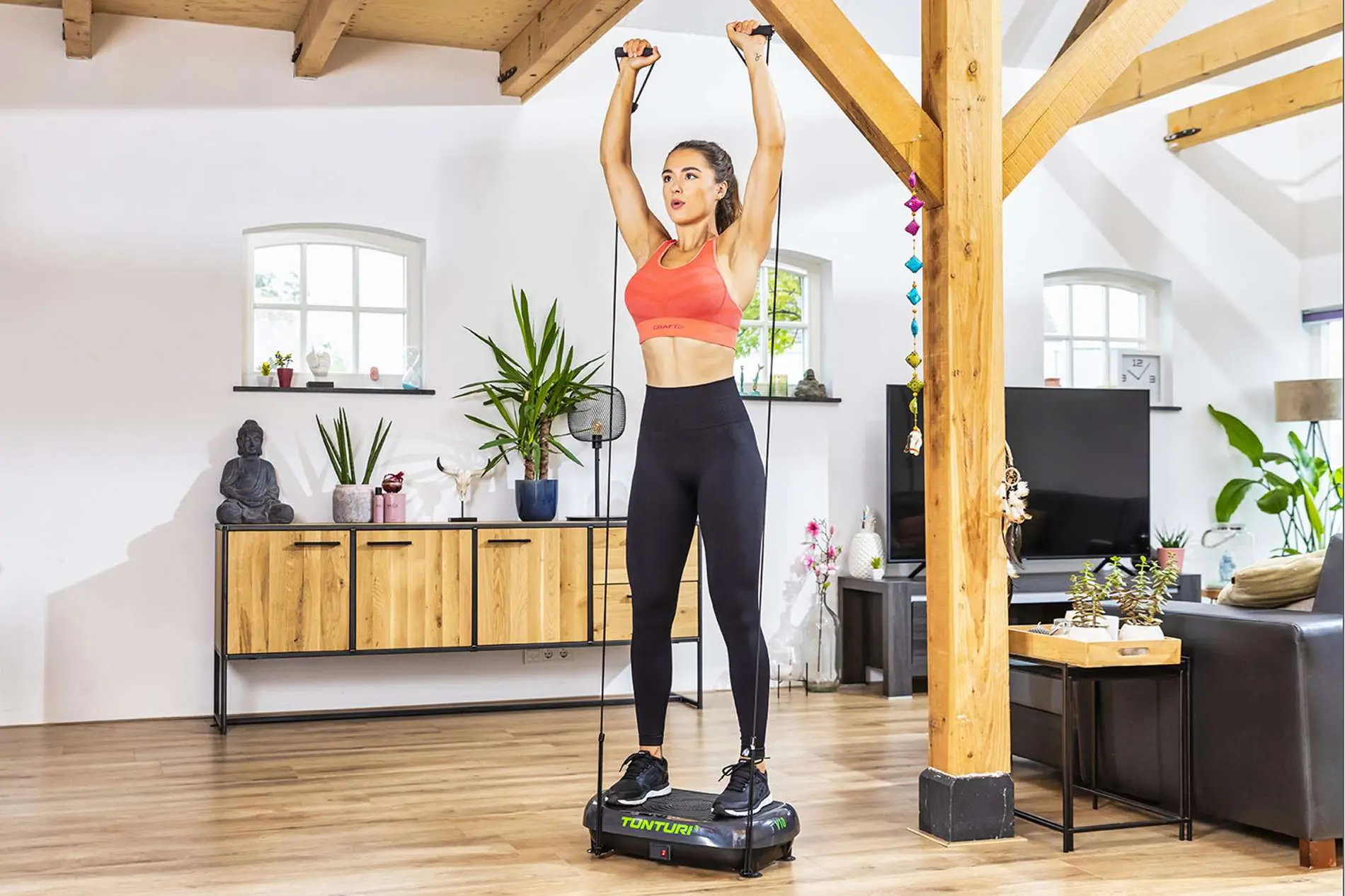 Platforma cu vibratii Tunturi Cardio Fit V10 (Black) - 6