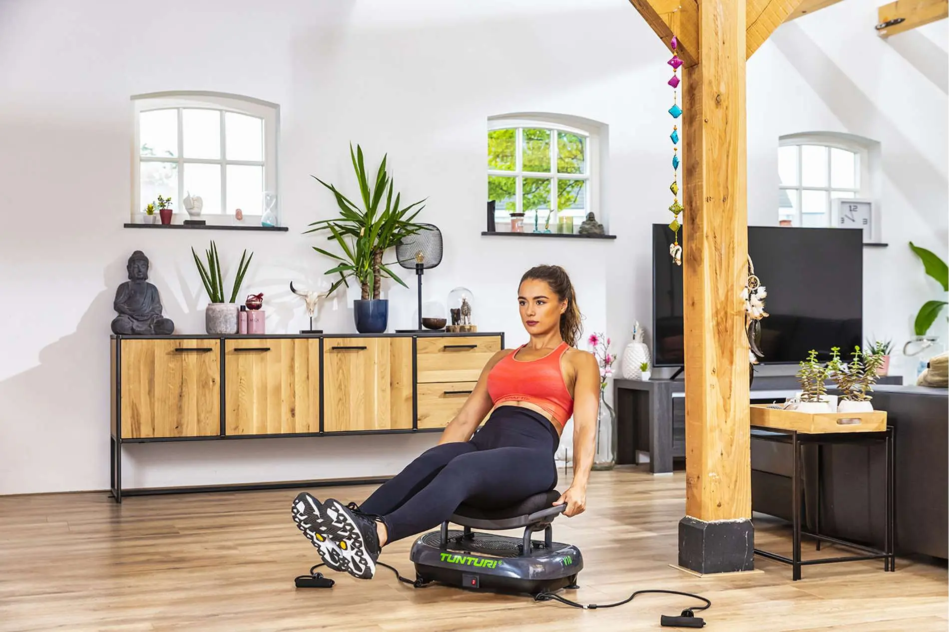 Platforma cu vibratii Tunturi Cardio Fit V10 (Black) - 7