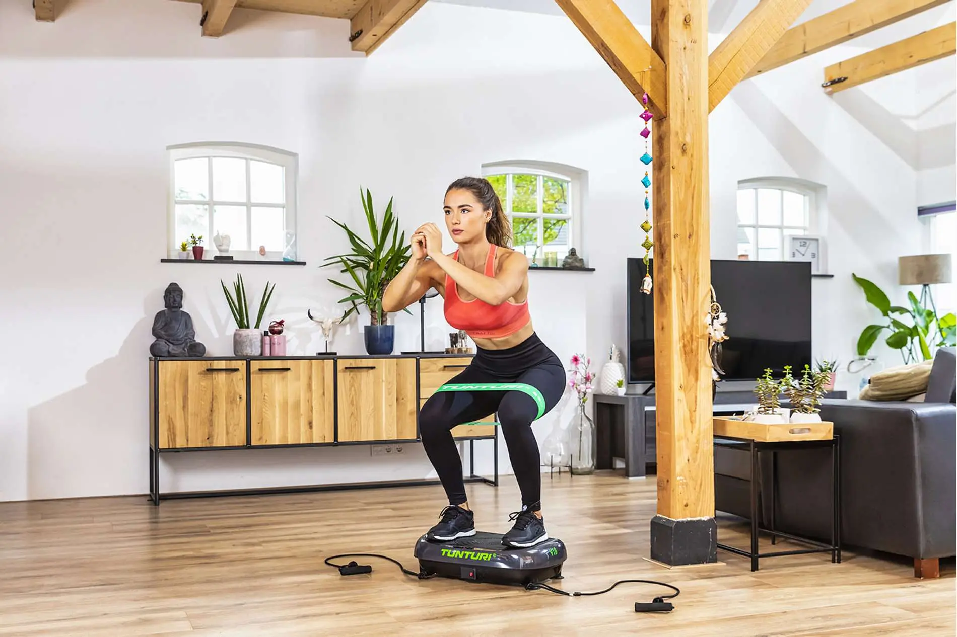 Platforma cu vibratii Tunturi Cardio Fit V10 (Black) - 8