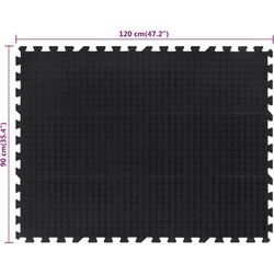Коврик защитный VidaXL 155672 90х120 (Black) Thumb
