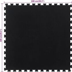 Covoras protectie VidaXL 155673 100х100 (Black) Thumb