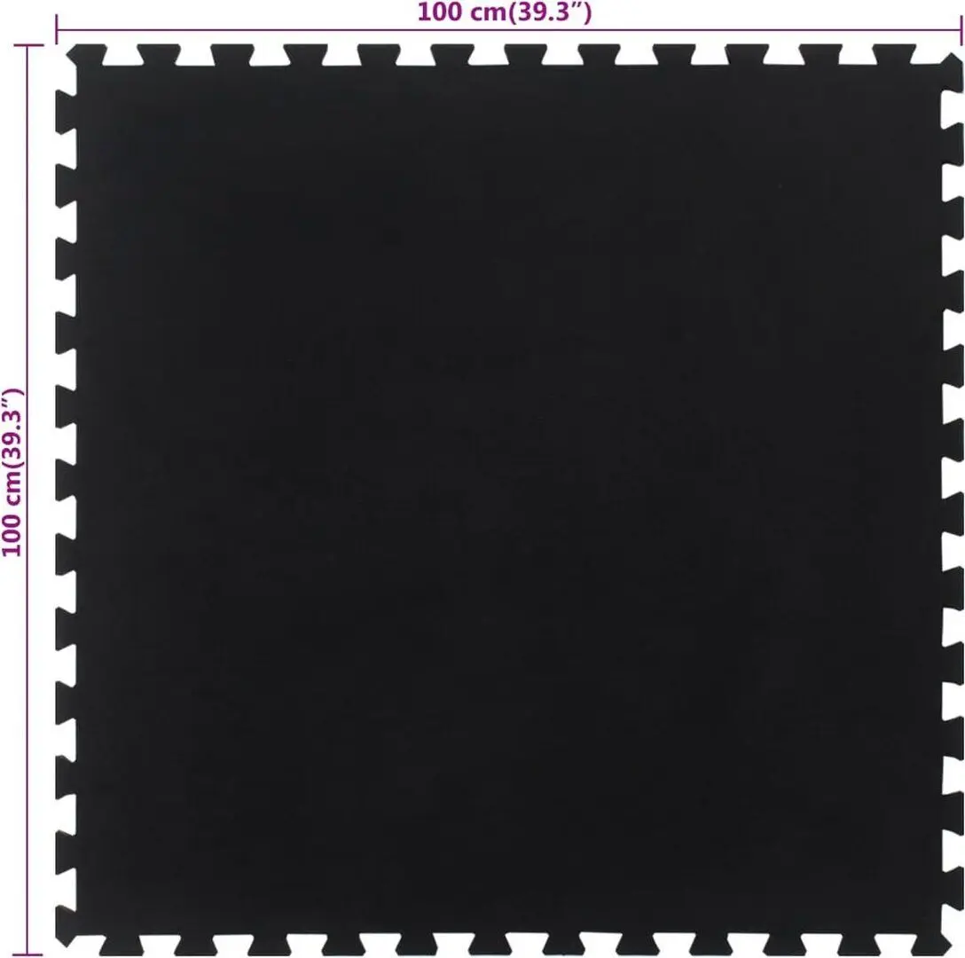 Covoras protectie VidaXL 155673 100х100 (Black)