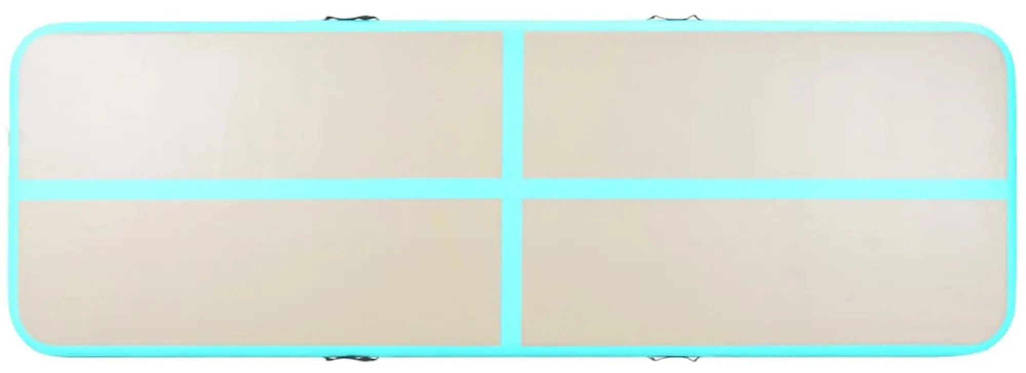 Saltea gonflabila pentru gimnastica VidaXL 91914 300x100x10 (Green/Grey)