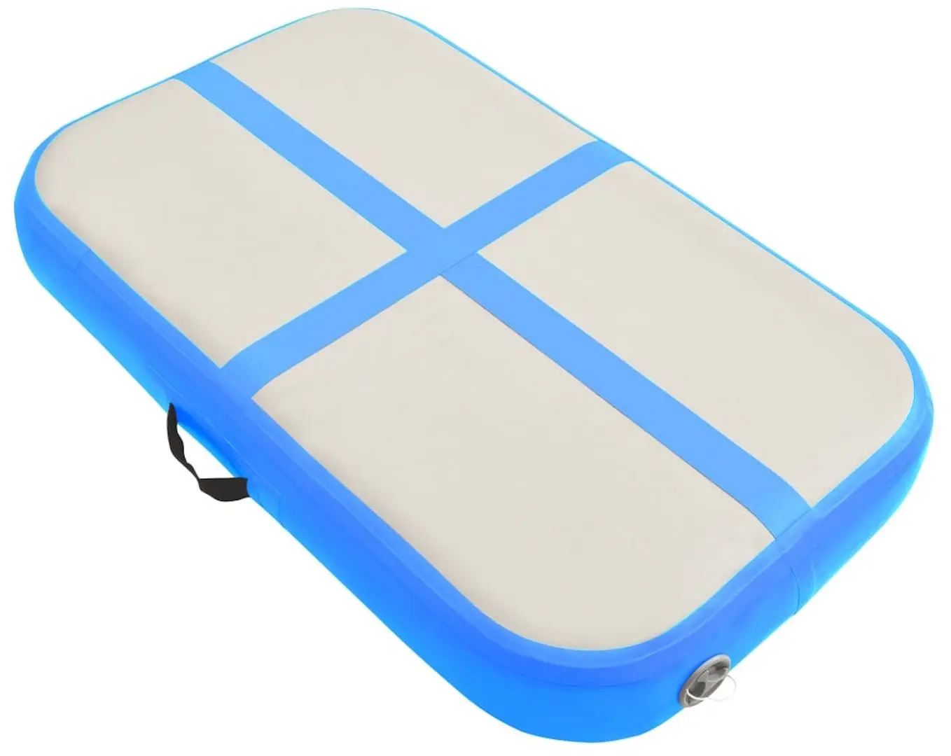 Saltea gonflabila pentru gimnastica VidaXL 92650 60x100x10 (Blue/Grey)