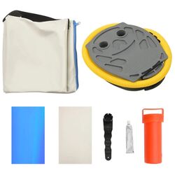 Saltea gonflabila pentru gimnastica VidaXL 92650 60x100x10 (Blue/Grey) Thumb