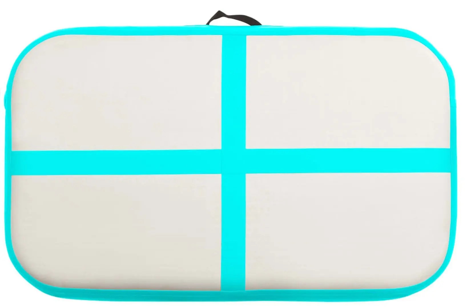 Saltea gonflabila pentru gimnastica VidaXL 92657 600x100x20 (Green/Grey)