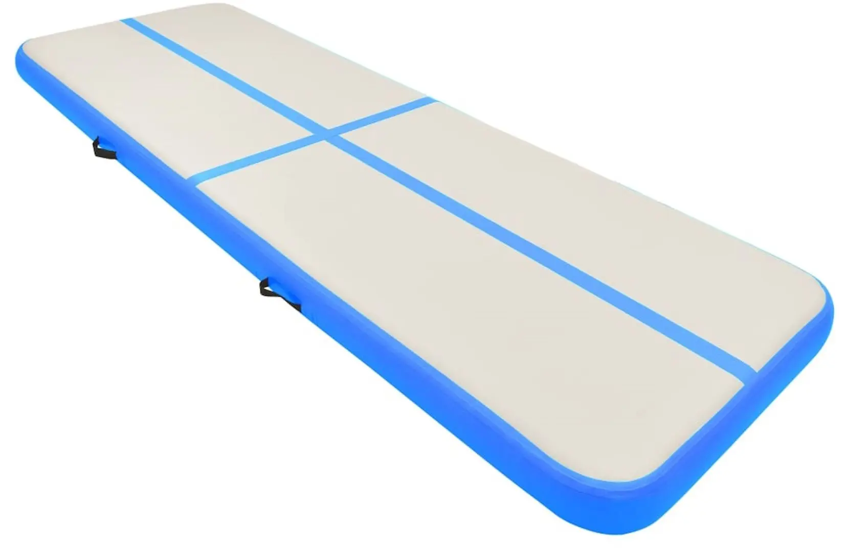 Saltea gonflabila pentru gimnastica VidaXL 92659 300x100x15 (Blue/Grey)
