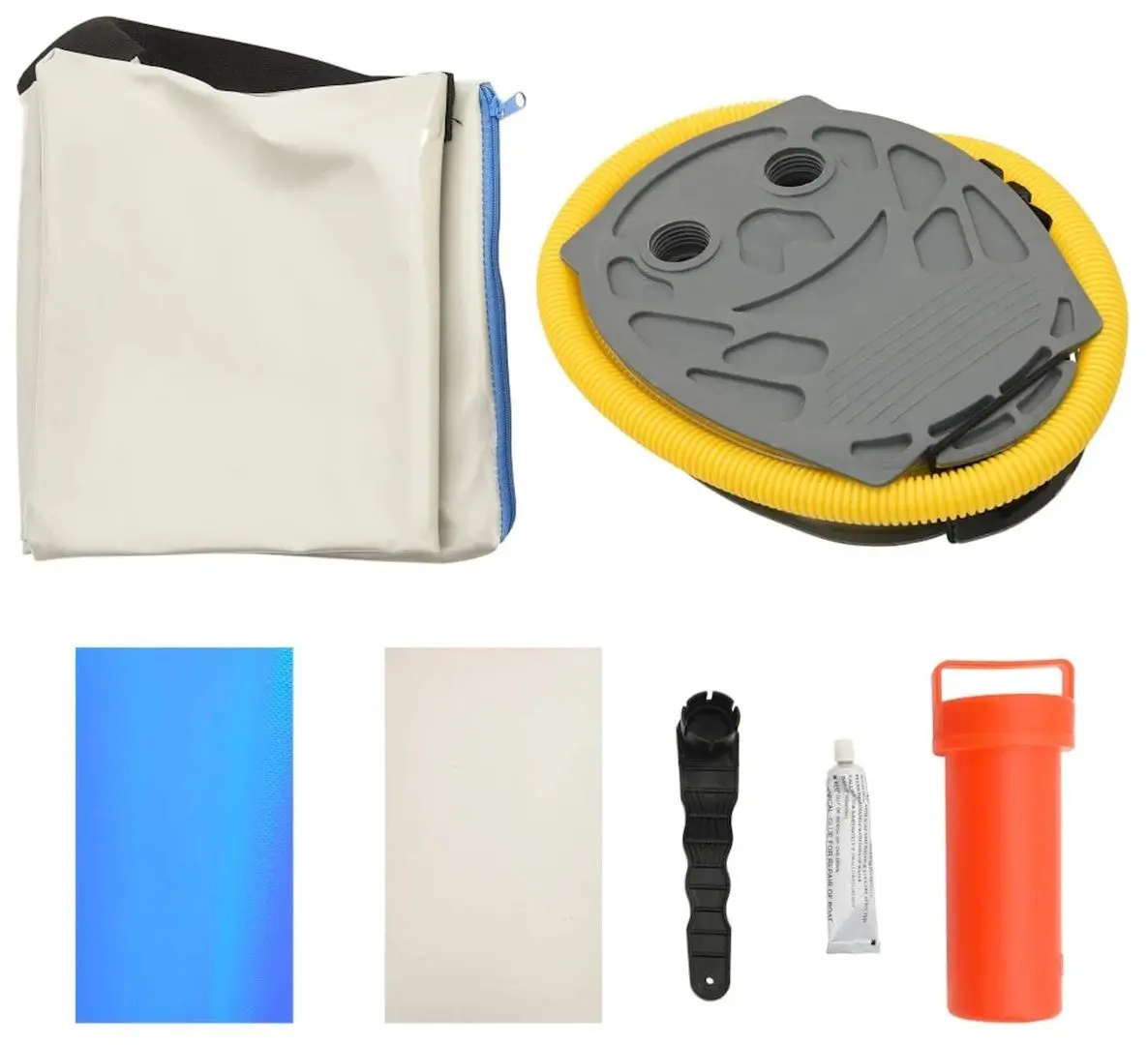 Saltea gonflabila pentru gimnastica VidaXL 92659 300x100x15 (Blue/Grey)