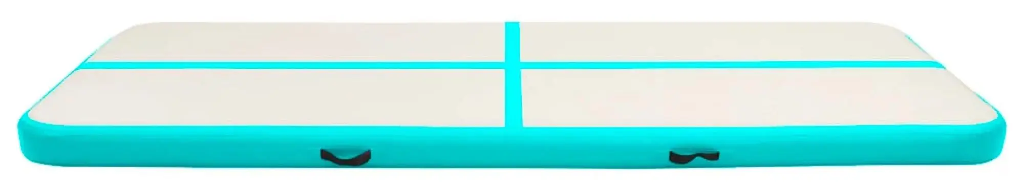 Saltea gonflabila pentru gimnastica VidaXL 92687 600x100x20 (Green/Grey)