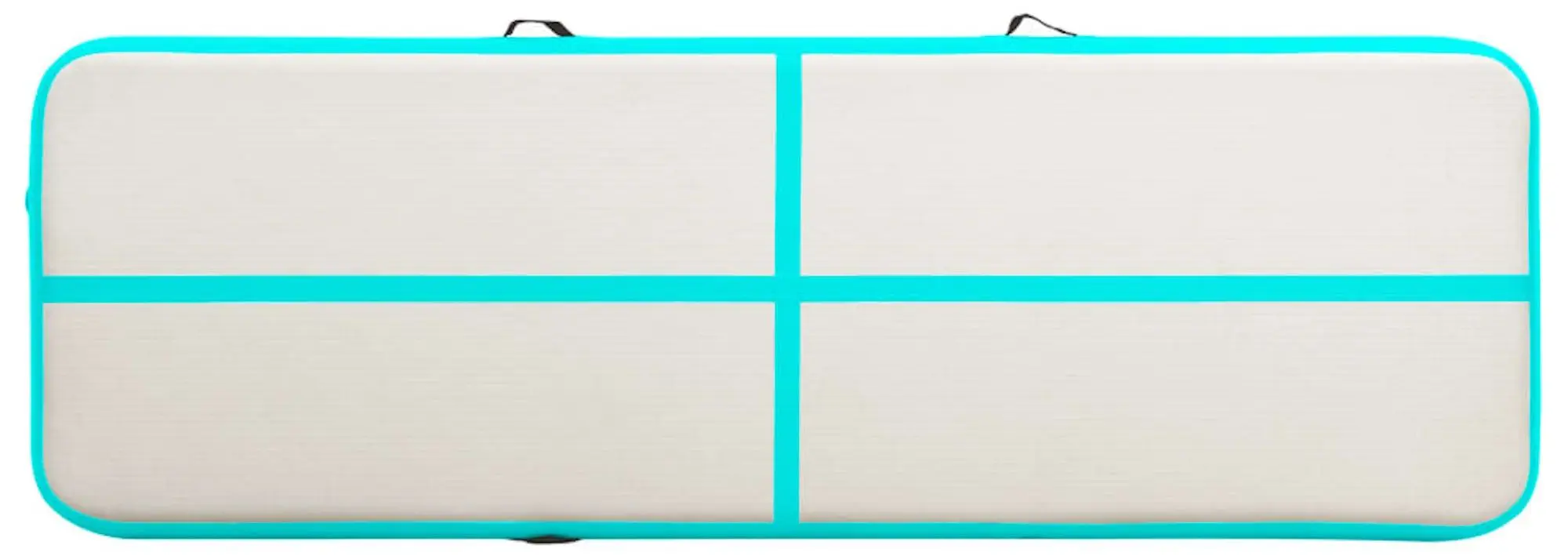 Saltea gonflabila pentru gimnastica VidaXL 92687 600x100x20 (Green/Grey)