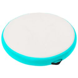 Saltea gonflabila pentru gimnastica VidaXL 92711 100x100x20 (Green/Grey)