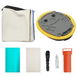 Надувной матрас для гимнастики VidaXL 92711 100x100x20 (Green/Grey) Thumb