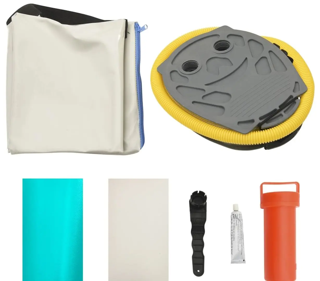 Надувной матрас для гимнастики VidaXL 92711 100x100x20 (Green/Grey)