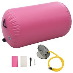 Rulou gonflabil pentru yoga VidaXL 92712 (Pink) Thumb