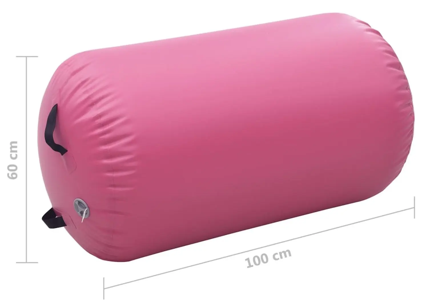 Rulou gonflabil pentru yoga VidaXL 92712 (Pink)